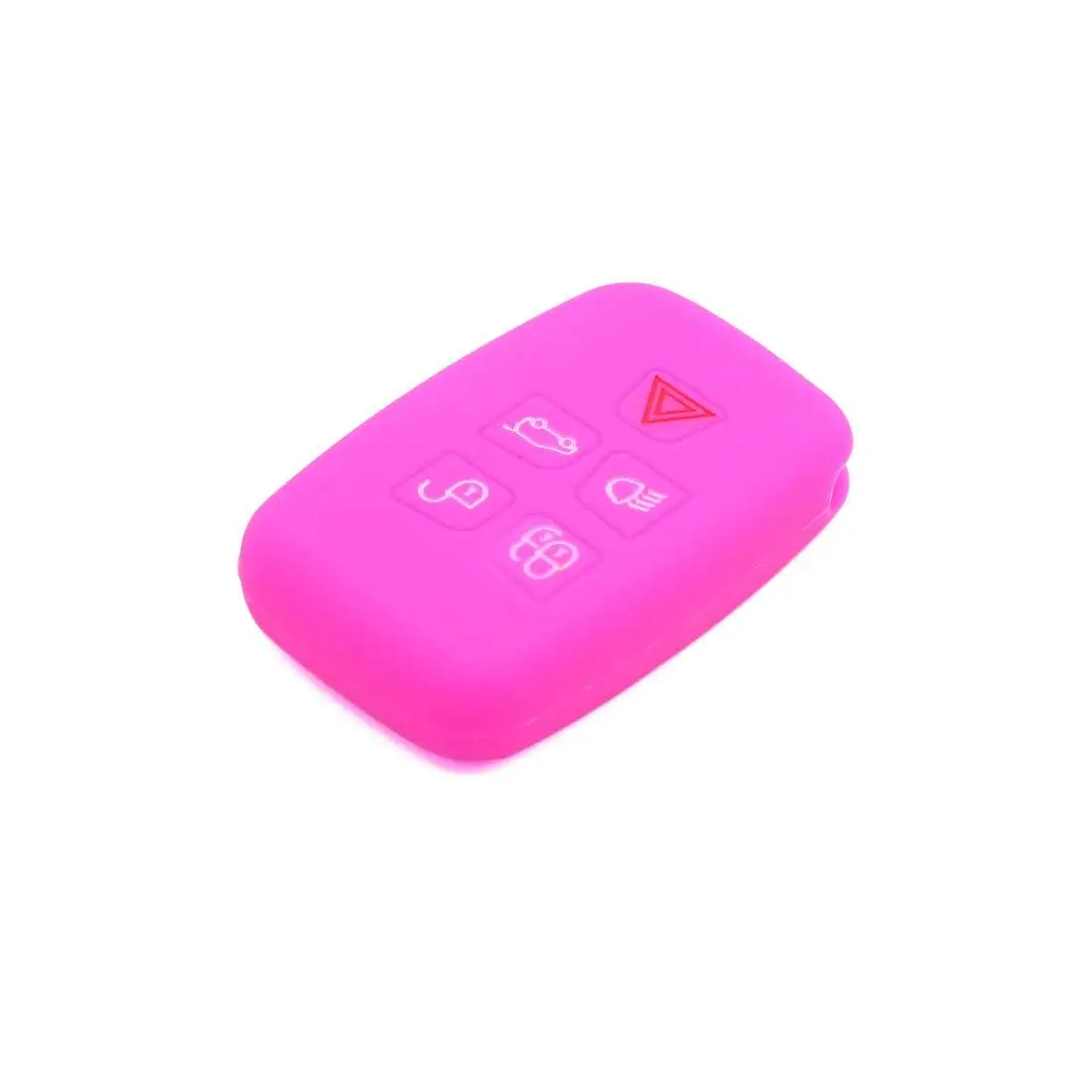 Uxcell a18012500ux0033 5 кнопочный Розовый Красный Автомобильный силиконовый чехол для