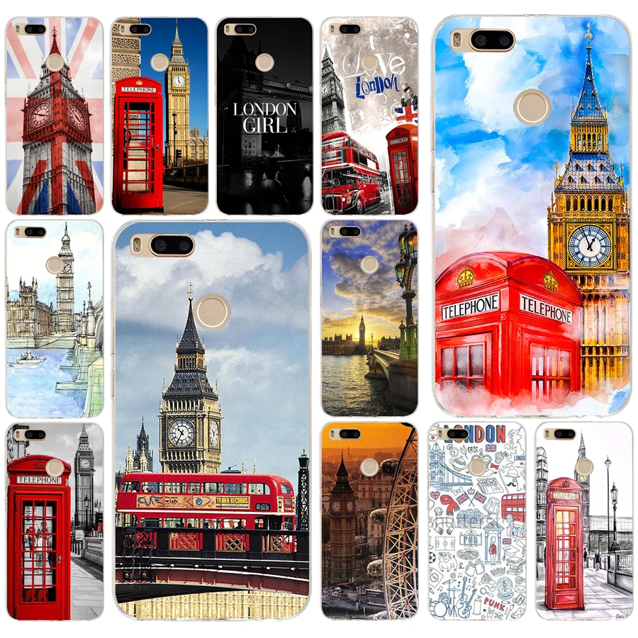 194AQ London Red phone Big Ben силиконовый мягкий ТПУ чехол для телефона xiaomi redmi 4a 6a 4x note 5a pro mi
