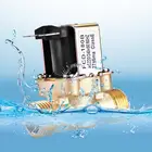 Электромагнитный водяной клапан, латунный электромагнитный клапан 12 дюйма, нормально закрытый клапан 220 В переменного тока для управления водой