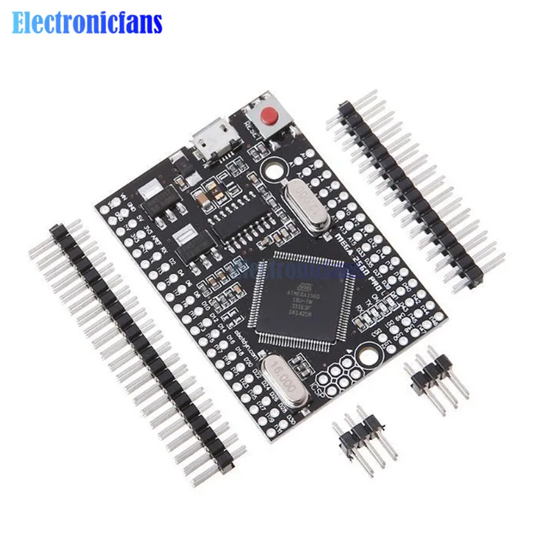 Mega2560 Pro ATmega2560 16AU USB CH340C встроенный CH340G ATMEGA2560 чип с штыревыми головками для Arduino