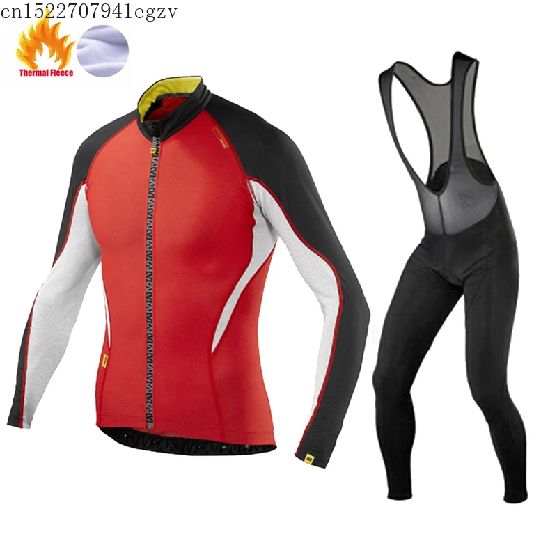 2019 MAVIC Cycling Clothing thermal suit Winter Polar Jersey racing game Maillot Rock Racing bike Ropa de Ciclismo | Спорт и