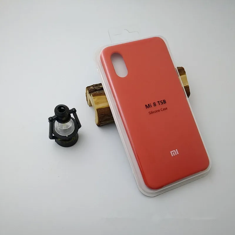 Оригинальный чехол Xiaomi Mi 8 с шелковистым мягким сенсорным покрытием жидкий