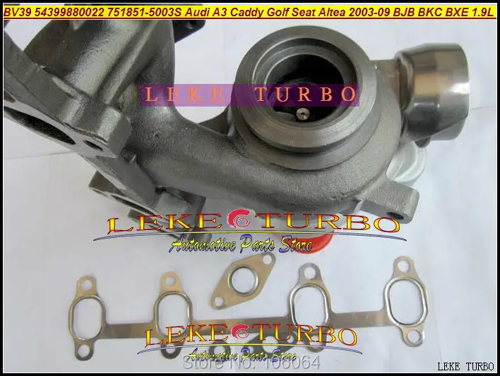 KP39 54399700022 54399700011 751851 751851-5003S турбо для Audi A3 Caddy Golf SEAT Altea Passat 2003-bjb bkc bxe 1.9L TDI |