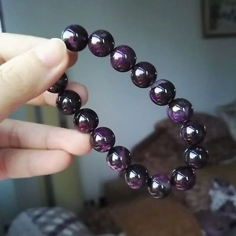 Top Quality Natural Purple Sugilite Gems Round Beads Bracelet 13mm AAAA Genuine Healing Charming Stone AAAAA | Украшения и