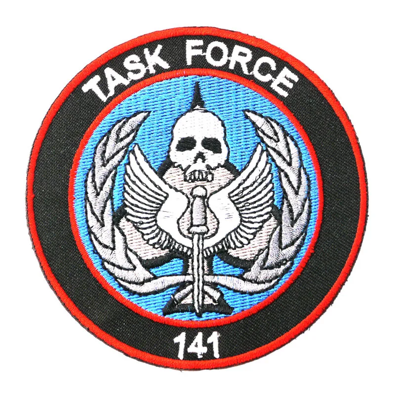 Duty 141 elite членов команды SAS Военная армейская тактическая Вышивка Патчи для одежды