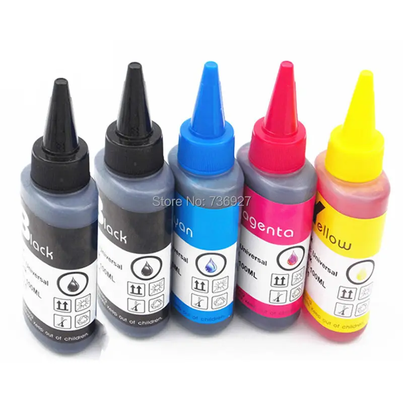 

5X 100ml T2730 T2731 T2732 T2733 T2734 273XL Refill Dye ink for Epson XP-510 XP-600 XP-610 XP-700 XP-710 XP-800 XP-810 printer