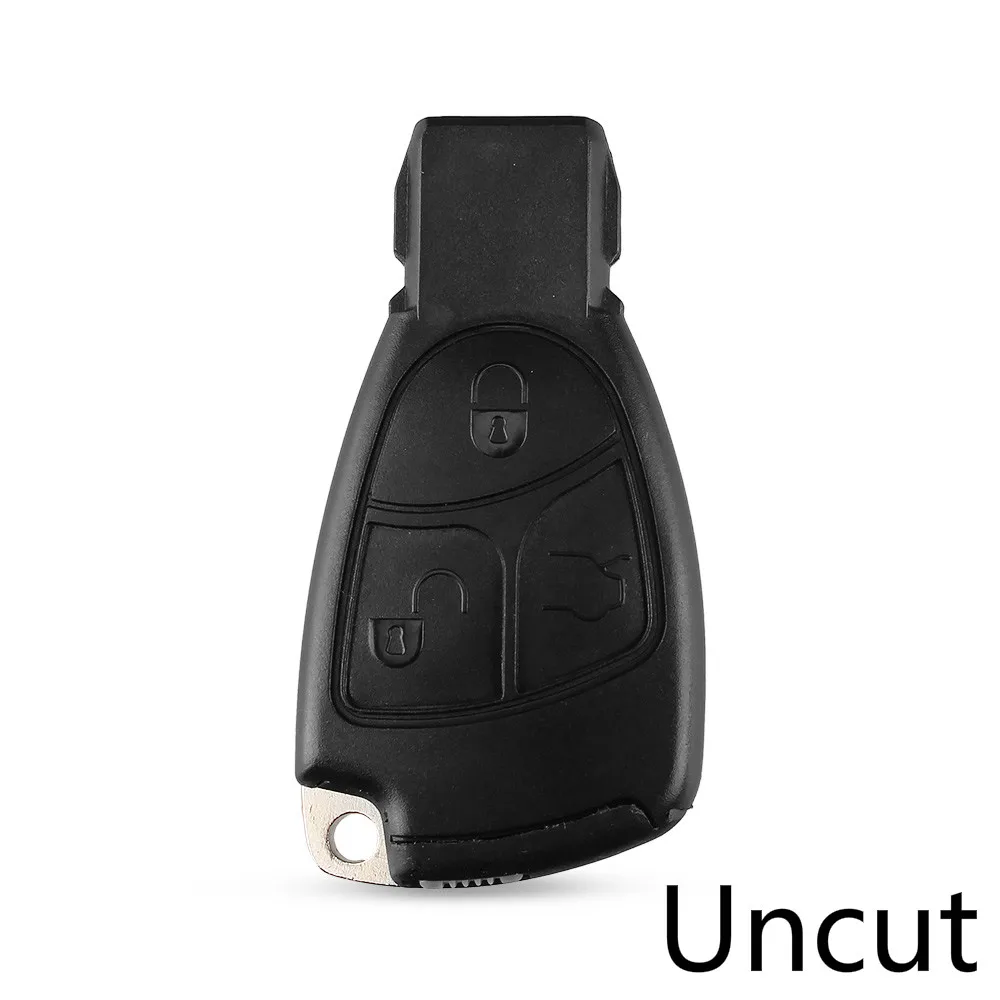 3B Uncut DANDKEY cut/uncut blade с батарейным держателем чехол для ключей корпус Fob для MERCEDES BENZ E C R CL GL SL CLK, SLK Key - Цвет: 3B Uncut