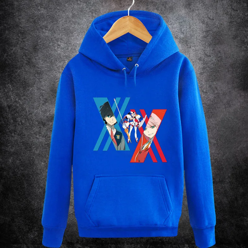 Anime! DARLING in the FRANXX Hoodie Cosplay Costume Autumn Winter Fashion Leisure Fleece Unisex Sweater Free Shipping | Тематическая