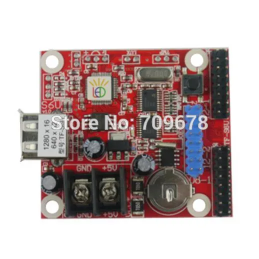 Небольшая карта USB-накопителя TF-S6U/TF-A6U/TF-S6UR/TF-A6UR P4.75 P7.62 P10 Одноцветный двойной