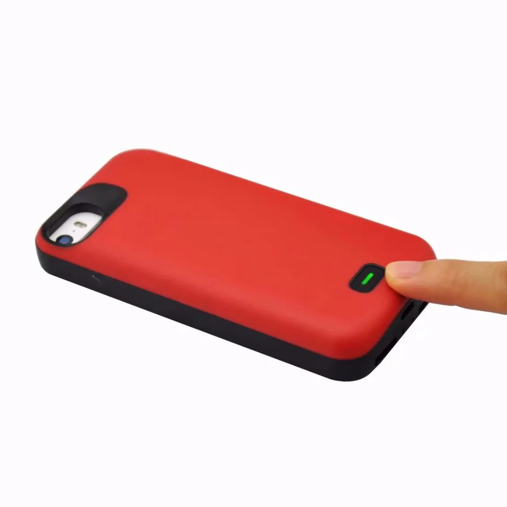 UXpress 4000 мАч портативное зарядное устройство для iPhone 5 5S SE чехол зарядного