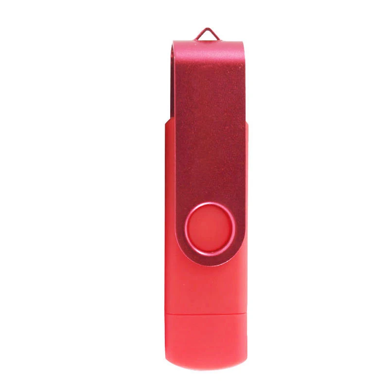 USB флеш-накопитель, многофункциональный, 128 ГБ, 64 ГБ, флеш-накопитель, 32 ГБ, флешка, 16 ГБ, 8 ГБ, 4 Гб, OTG2.0, карта памяти, цветная, для android - Цвет: Красный