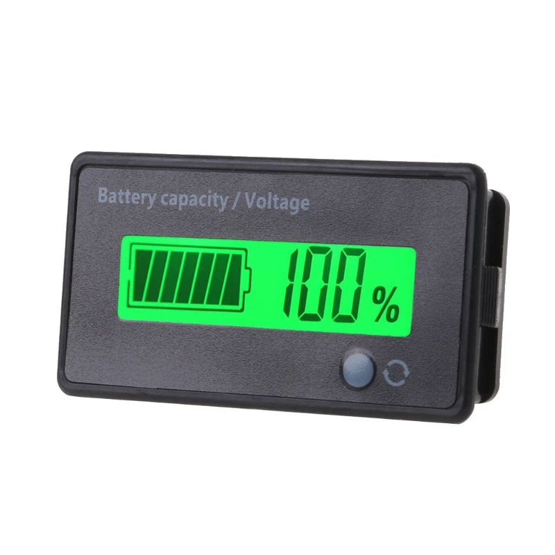 12V-84V свинцово-кислотный индикатор емкости батареи Измеритель Напряжения