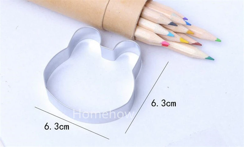 1PC/Lot Cute Frog Biscuit Cookie Cutter Animal Series Stainless Steel Metal For Dough Fondant Fruit Deco | Дом и сад