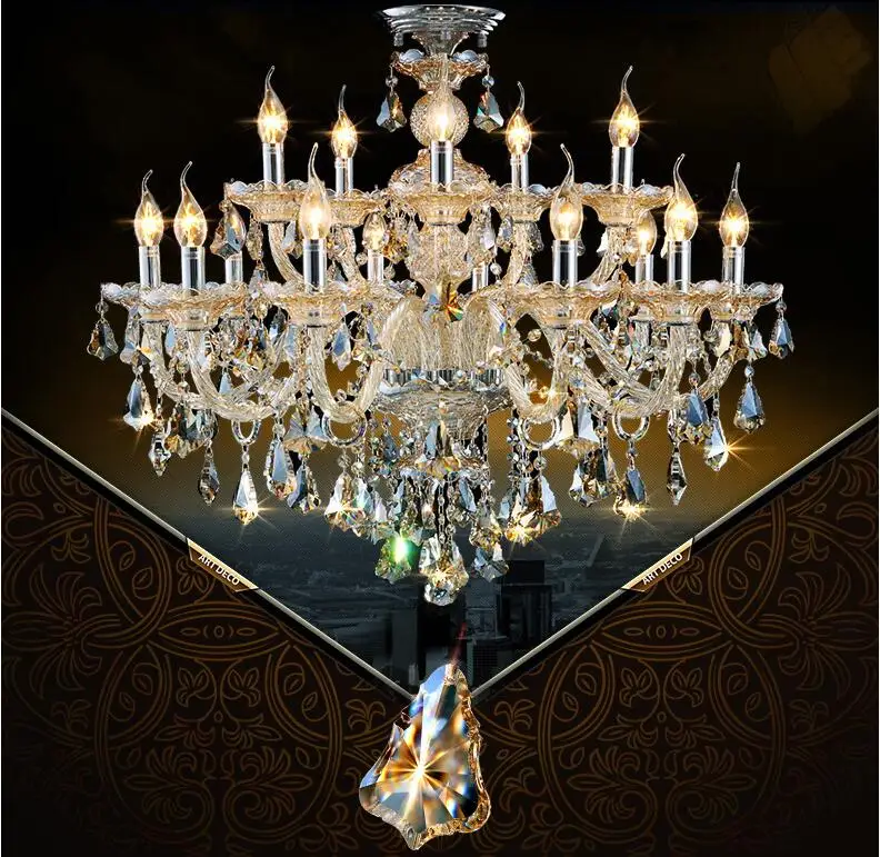 Современные хрустальные люстры Гостиная де cristal украшения Тиффани Подвески и