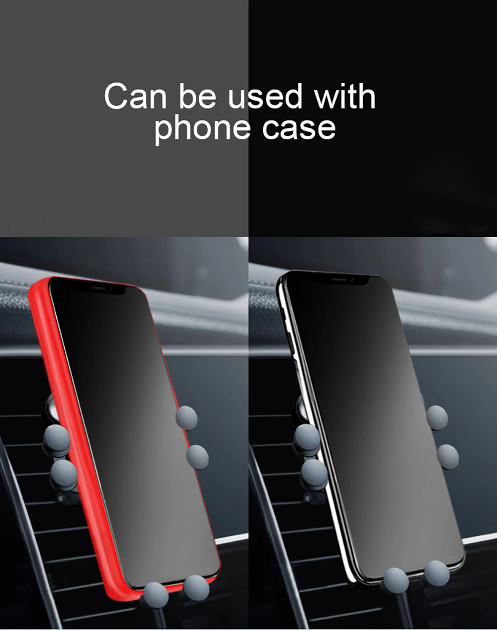 Автомобильный держатель для телефона ROCK Gravity для iPhone, samsung, huawei, сотовый телефон, Soporte Movil Suporte Porta Celular 360, gps, крепление на вентиляционное отверстие