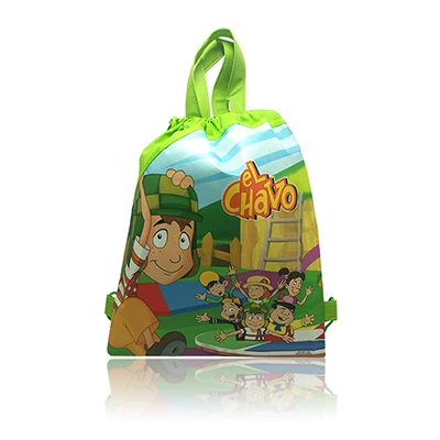 947-01 12 шт. рюкзаки на шнурке сумки 34*27 см мультфильм El Chavo дети нетканые ткани для хранения дома школы шоппинг - Цвет: 947-01