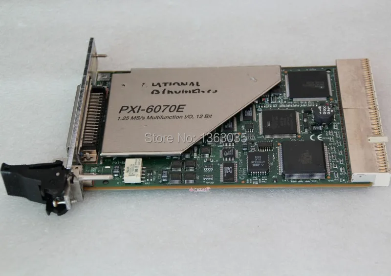 PXI 6070E 1 25 мс/с многофункциональная I/O 12 бит DAQ карта протестирована|card test|card cardcard