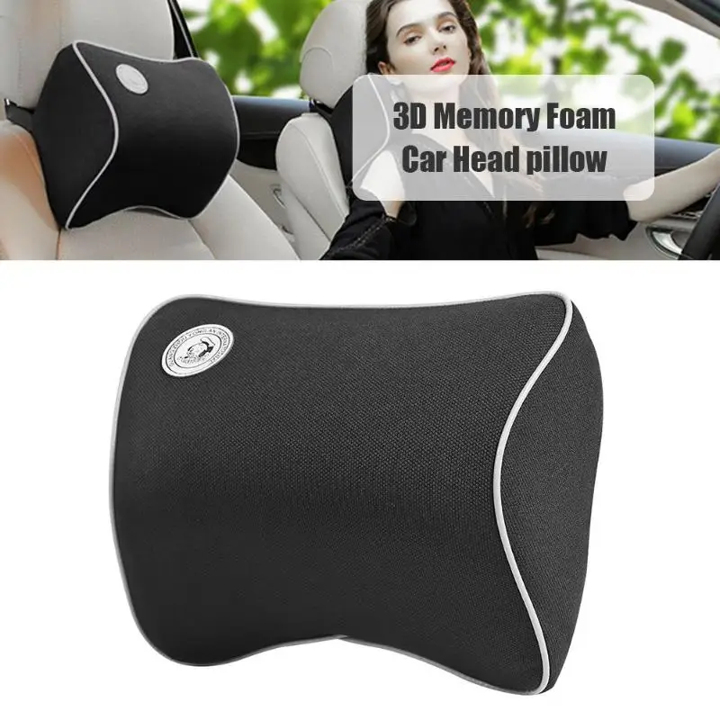 VODOOL 3D Memory Foam Автомобильная Подушка подголовник Подушка-подголовник для шеи поясничная подушка для поддержки спины Авто интерьерные аксессуары Новинка