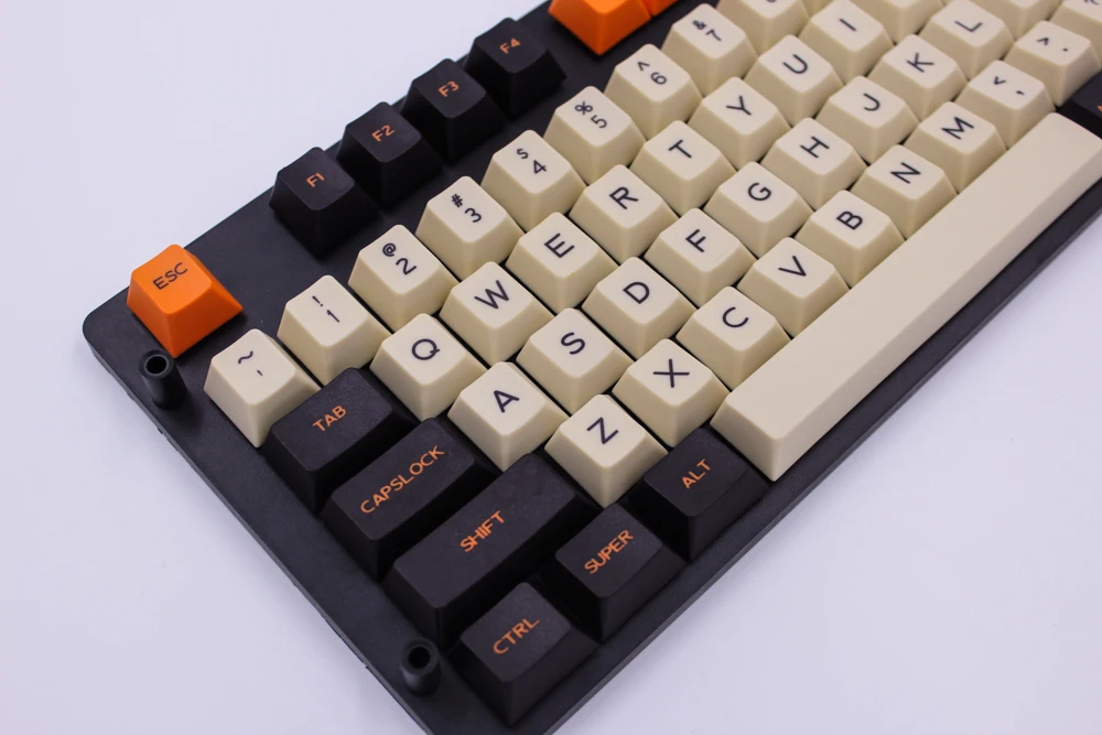 MP Carbon цвет вишневый профиль брелки английская/Корейская версия PBT краситель-сублимированный Keycap для механической клавиатуры