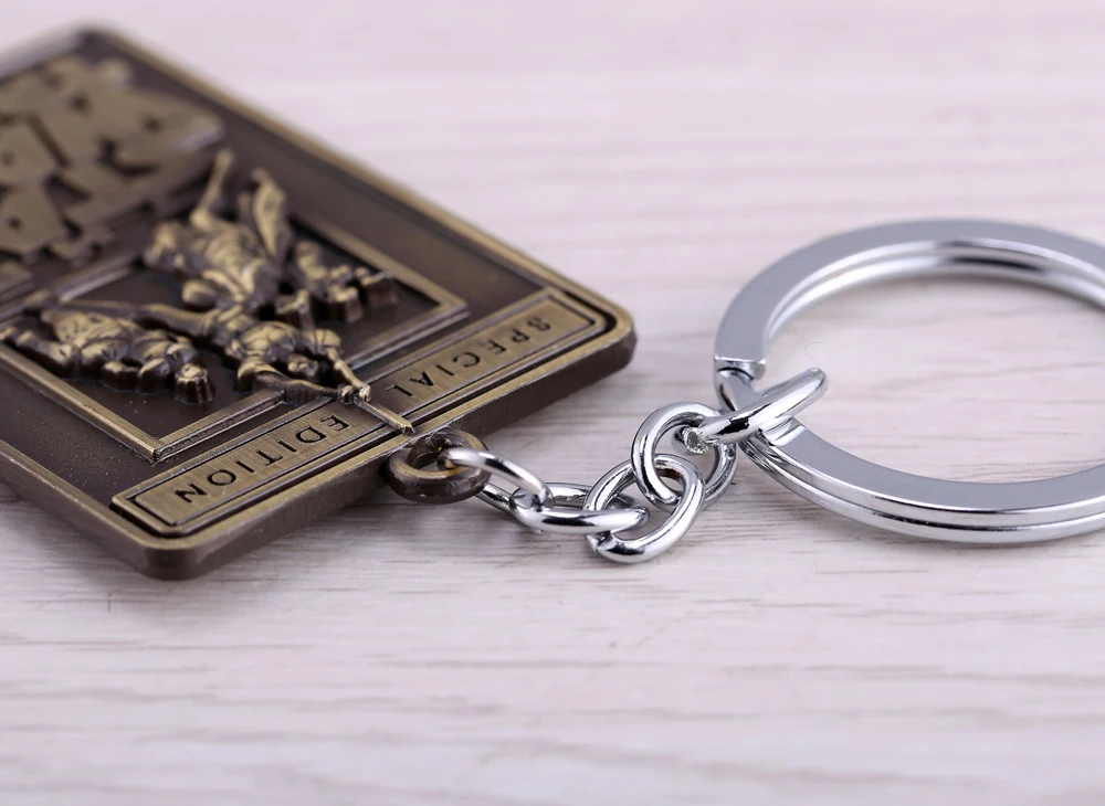 Украшения MS Jewels из фильмов подарки Ювелирные изделия Звездные войны Трилогия пластина брелок 2 цвета металлические брелоки для настоящего ключ ювелирные изделия
