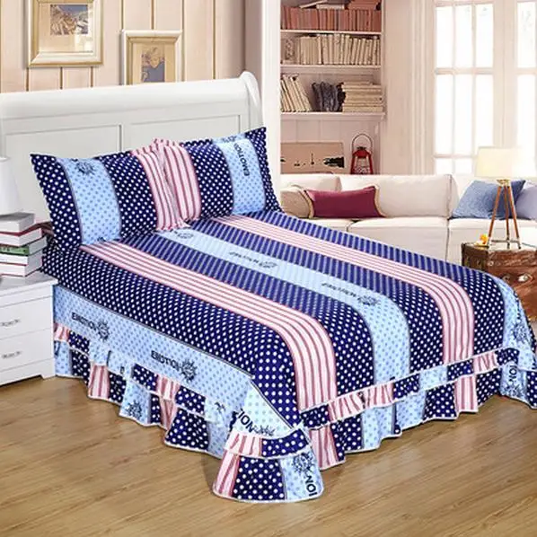 Твил Симмонс кровать юбка кусок двойной покрывало случае 1.5 м 1.8 2 сельских