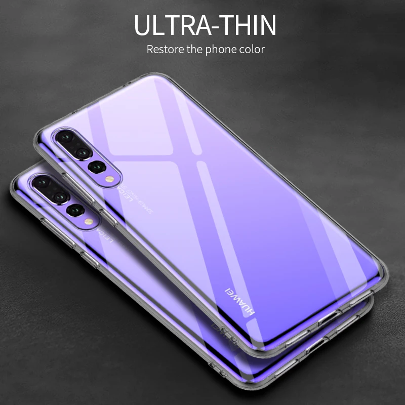 For huawei P20 pro Transparent soft silicone case luxury Ulyra thin Cover for P 20 P20pro full protector phone cover |