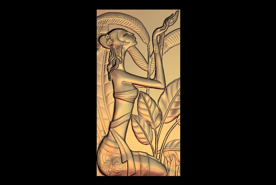 Девушка 3D STL модель для ЧПУ маршрутизатор гравер рельефный станок Artcam aspire M57|3d stl