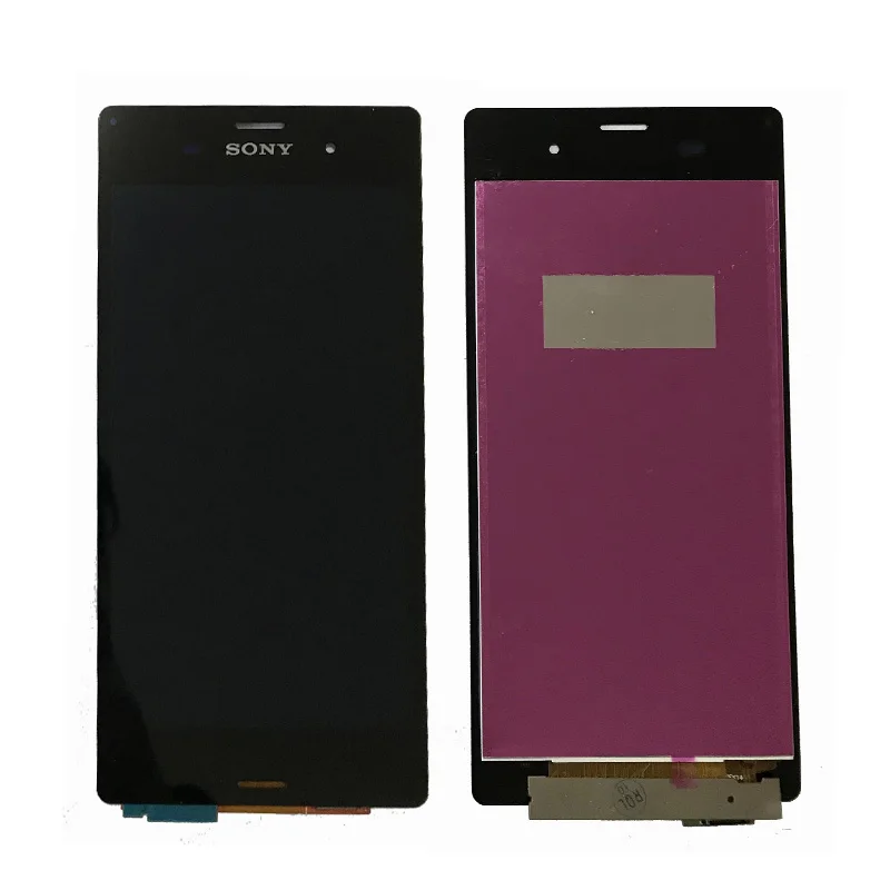 Для sony Xperia Z3 D6603 D6653 L55t ЖК-дисплей с кодирующий преобразователь сенсорного экрана в сборе черный белый