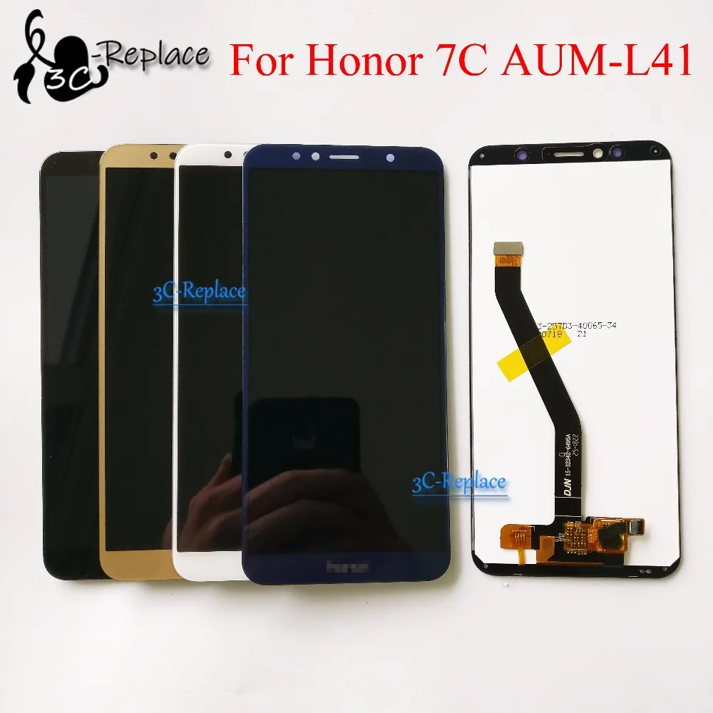 2018 Новый 5 7 дюймов для Huawei Honor 7C Aum L41 ЖК дисплей сенсорный экран дигитайзер сборки