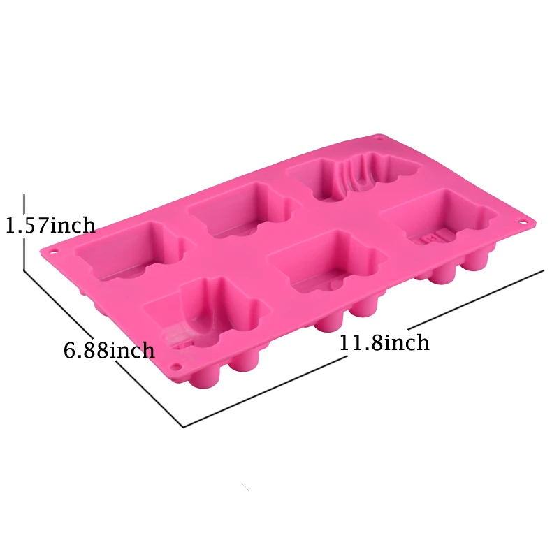 Силиконовая форма для шоколада с мультяшным поездом антипригарная пирожного
