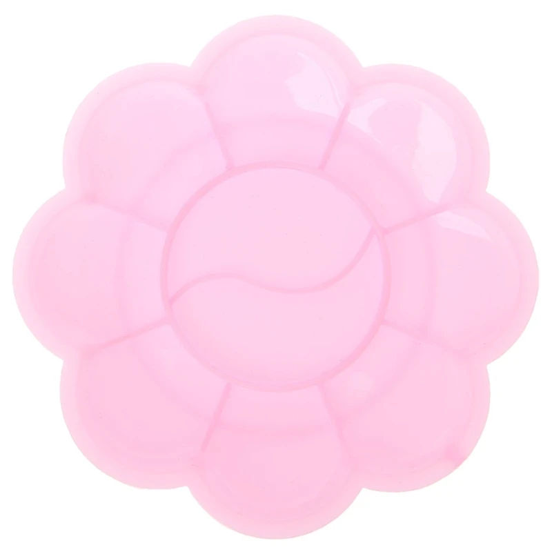 Портативный Пластик краска для ногтей Цвет смешивания палитра диск незаменимый