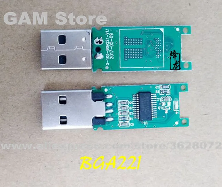 BGA221 DIY U диск PCB USB3.0/2,0 eMMC BGA153 169 162 186 eMCP eMMC NS1081 программист главный контроллер чипы без памяти флэш-чип - Цвет: BGA221