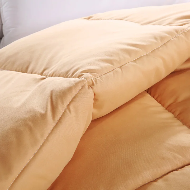 100% белые теплые зимние из гусиного пуха Стёганое Одеяло Тепло белый одеяло