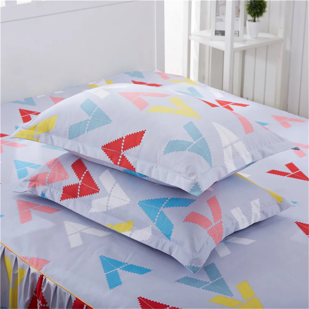 A Pillowcase 150x200 см простыня с цветочным принтом, изящное покрывало, кружевная простыня для спальни, покрывало для кровати, юбка, свадебный подарок на новоселье, 29 - Цвет: A Pillowcase