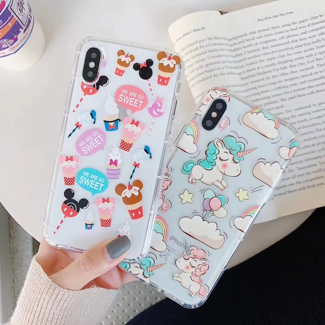Прекрасный телефон с изображением Минни единорога чехол для iPhone 7 8 66 6s plus x xs max xr