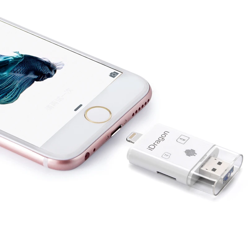 2 в 1 TF кард-ридер Micro SD кард-ридер OTG USB 2,0 Microsd кард-ридер для iphone/Android/Ipad