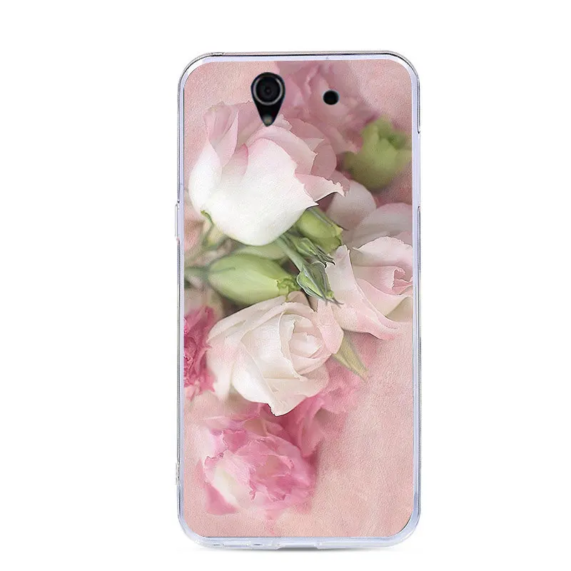 J&ampR Silicone Phone Case For Sony Xperia Z C6603 C6602 L36H L36i 5.0&quotBack Cover Colorful printing Cartoon Soft Cases |