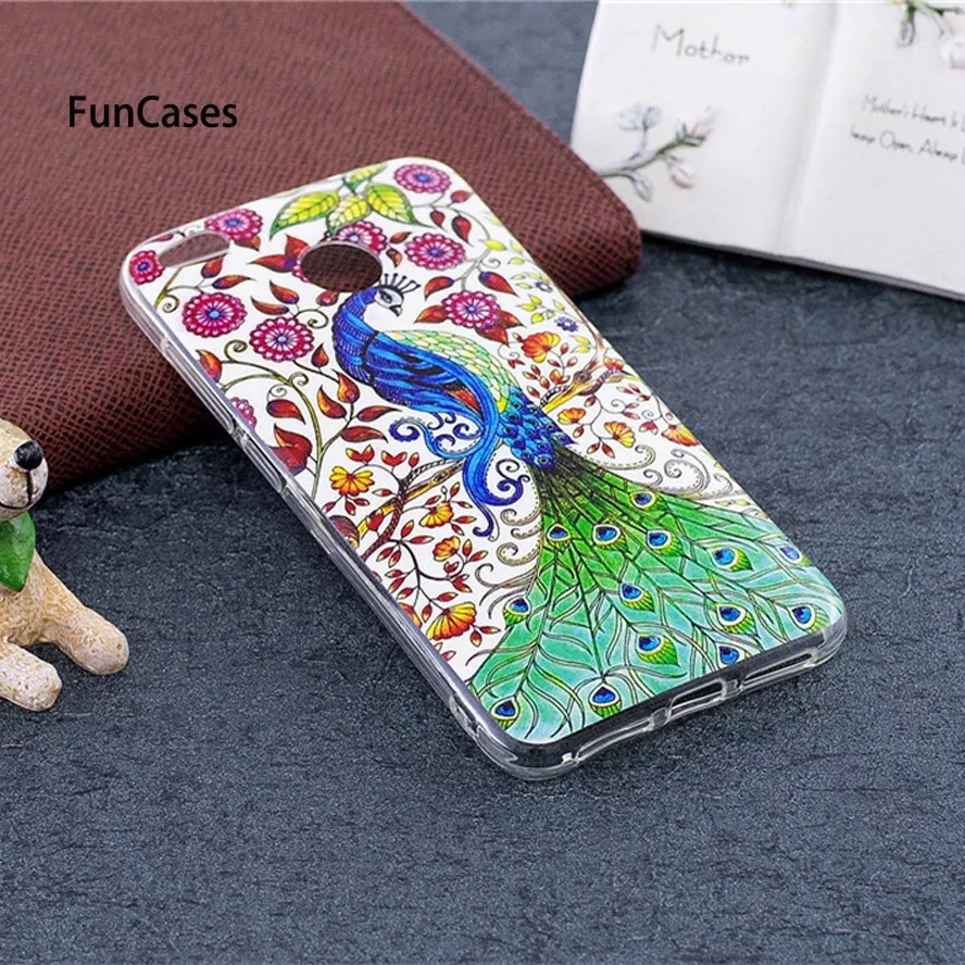 Светящийся чехол для Coque Xiao mi Red 4X/Red 4X милый рисунок единорога Сова череп олень