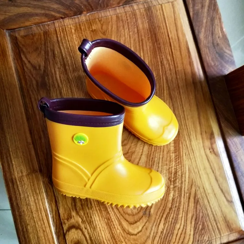 2018 новая детская одежда для мальчиков и девочек Нескользящие ПВХ непромокаемые