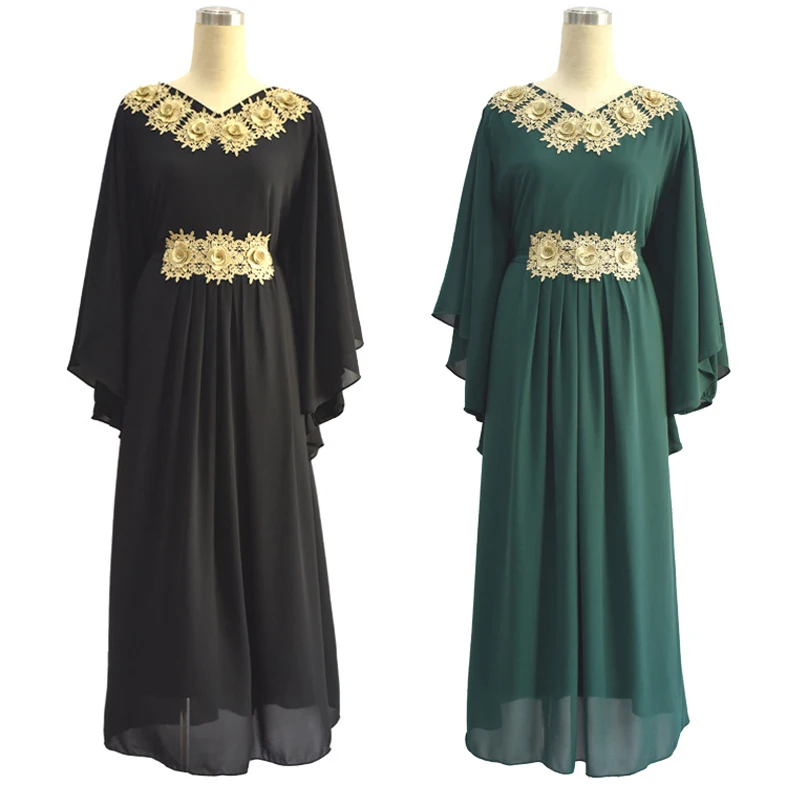 

Abayas For Women Kaftan Abaya Saudi Arabia Chiffon Hijab Muslim Fashion Dress Robe Femme Dubai Caftan Turkish Islamic Clothing