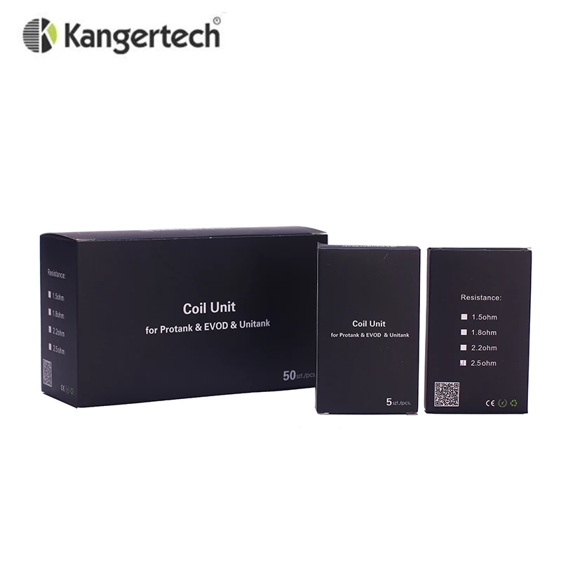 Оригинальная катушка сопротивления Kanger нагревательная для Protank 2 Mini Unitank Evod MT3
