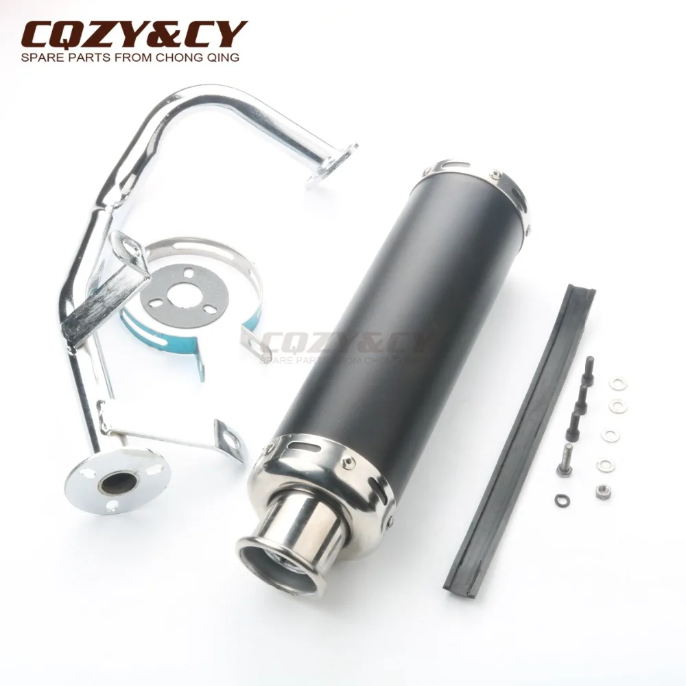 Высокопроизводительная выхлопная труба для скутера Roketa Maui 50 MC 08 Bahama 07 GY6 50cc 139QMA