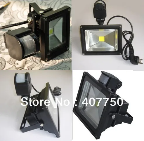 

china made body induction COB 30W led flood light used for musemss and sports centres