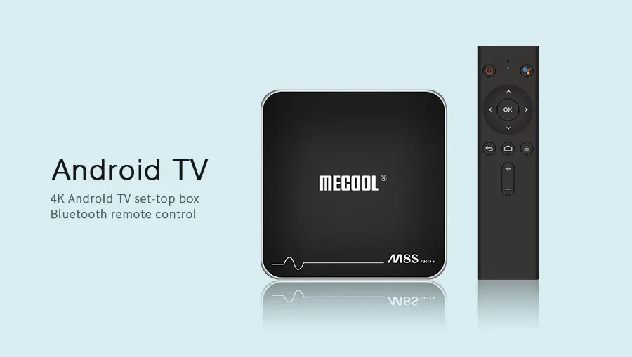 Mecool tv box M8s Pro+ Android 7,1 tv box 2G DDR3 16G rom 2,4G wifi медиаплеер USB Blutooth Голосовое управление Smart home телеприставка