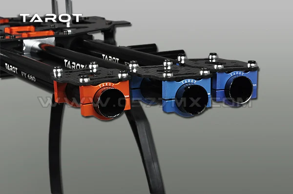 Бесплатная доставка Таро FY680 полный складной Hexacopter рама самолета алюминиевые