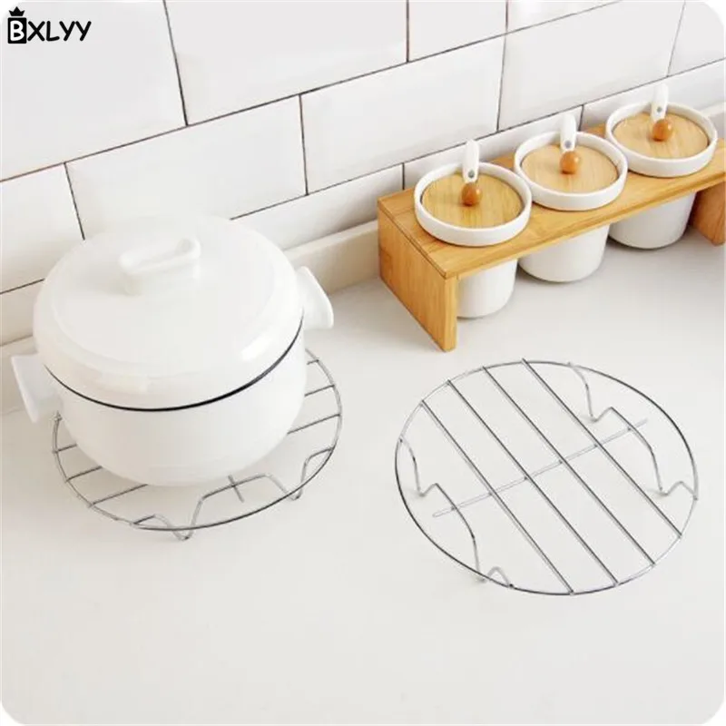 BXLYY Multi-function Stainless Steel Steaming Dish Not Three-legged Rack Cooking Insulation Pad Kitchen Accessories.7z | Дом и сад