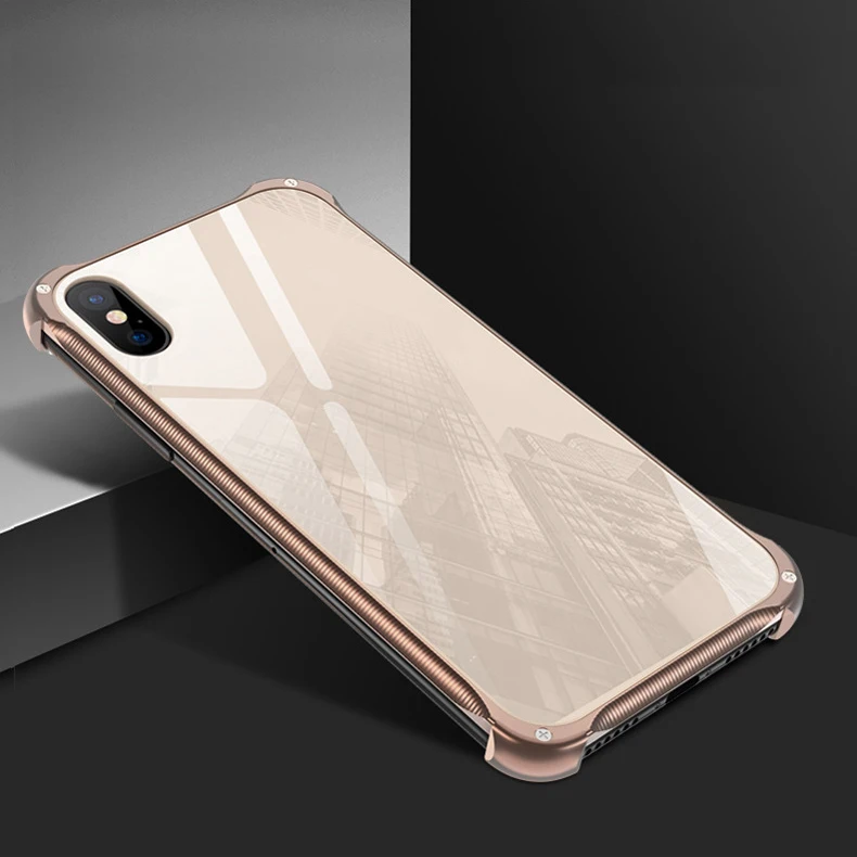 Металлический бампер 2 в 1 новый дизайн деревянный чехол с рисунком для iPhone X XR XS MAX
