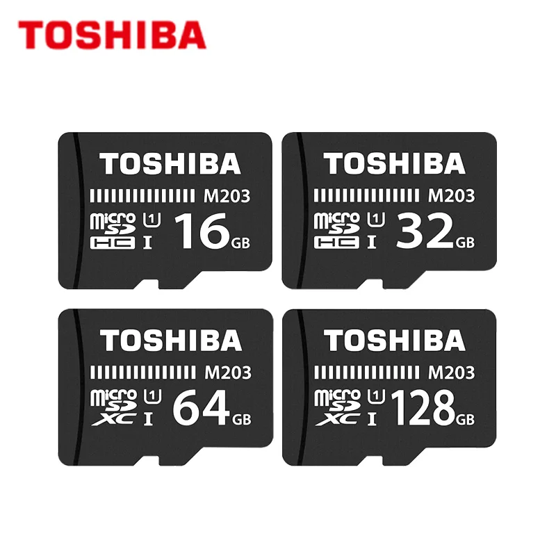 TOSHIBA M203 карта памяти Micro SD 16 ГБ 32 100% дюймов|Карты памяти| |