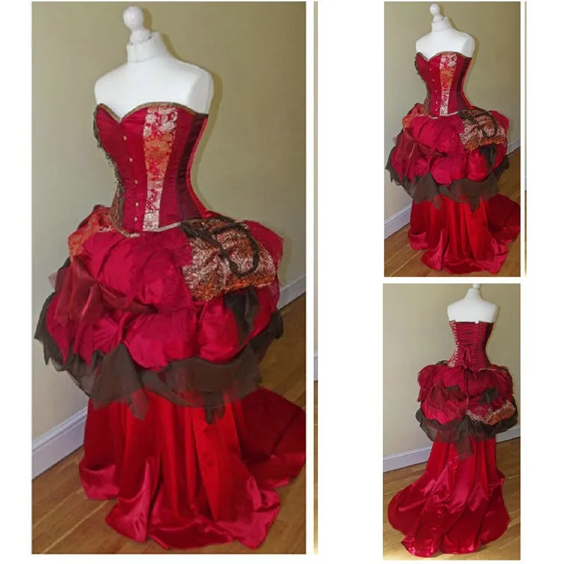 SC-464 викторианское готическое/винтажное платье на Хэллоуин театральное заказ |