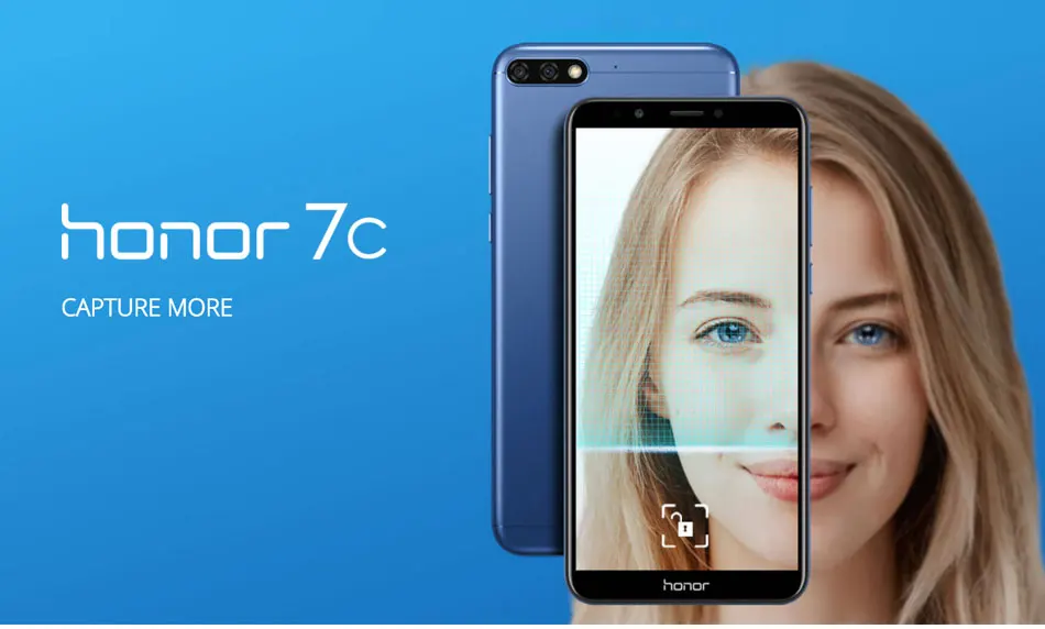 Мобильный телефон Honor play 7C, 4 ГБ, 64 ГБ, 4G LTE Snapdragon 450, четыре ядра, 5,99 дюймов, Android 8, смартфон